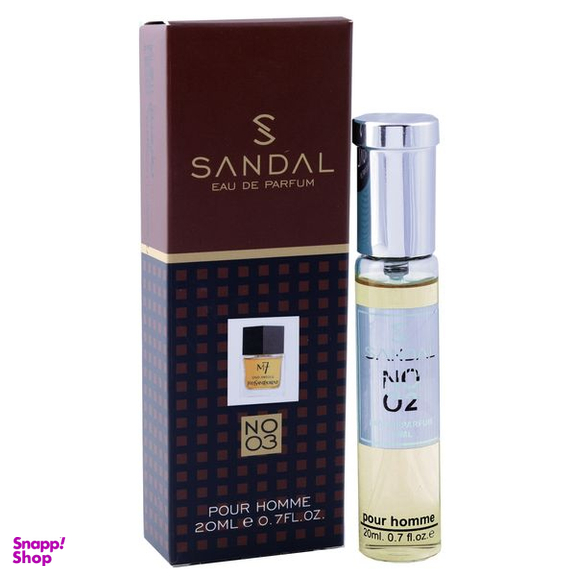 عطر جیبی مردانه صندل مدل M7 عود ابسلو حجم 20 میلی لیتر