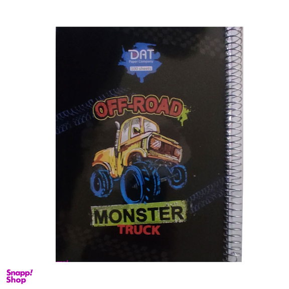 دفتر مشق 100 برگ دات طرح TRUCK