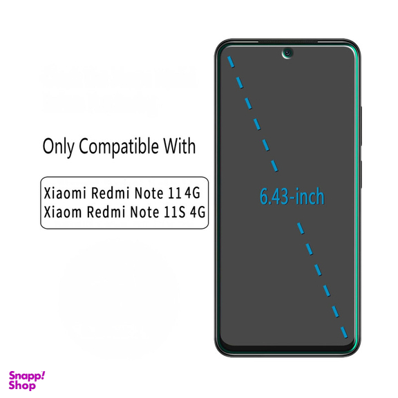 محافظ صفحه نمایش سامورایی مدل ovglass مناسب گوشی موبایل شیائومی Redmi Note 11 4G / Redmi Note 11s 4G
