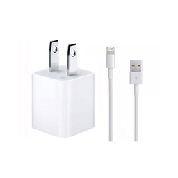 شارژر موبایل طرح اپل مدل iPhone 8 Plus به همراه کابل لایتنینگ کد 799