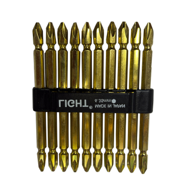 سری پیچ گوشتی دو سر چهار سو لایت مدل بلند کد SMT-LIGHT-JAPAN-8110 بسته 10 عددی