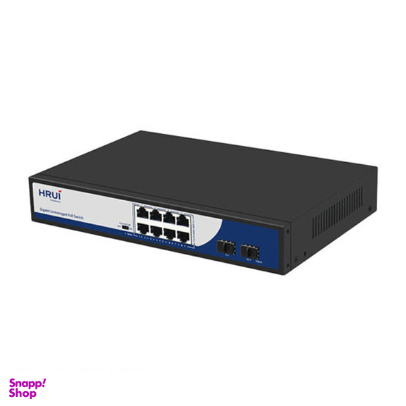 سوئیچ 8 پورت PoE گیگ اچ آر یو آی مدل HR900-AFG-82NS
