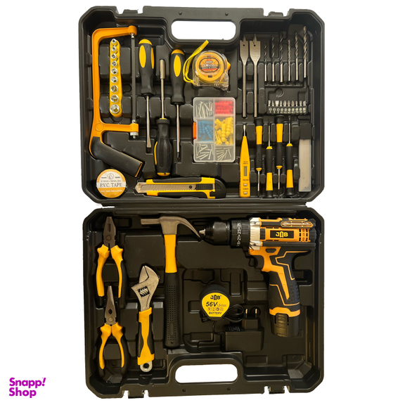 ست پیچ گوشتی شارژی جاب مدل JB-3010 مجموعه 170 عددی