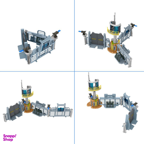اکشن فیگور ماتیل مدل Jurassic World Outpost Chaos Playset