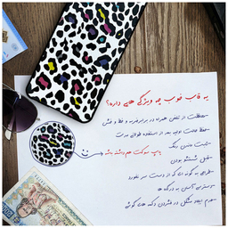 کاور دکین مدل Rikki طرح Leopard - C مناسب برای گوشی موبایل سامسونگ Galaxy A02s به همراه پایه نگهدارنده