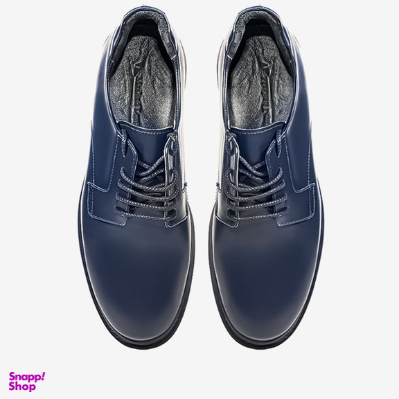 کفش رسمی مردانه چرم مشهد مدل J6190 رنگ سرمه ای