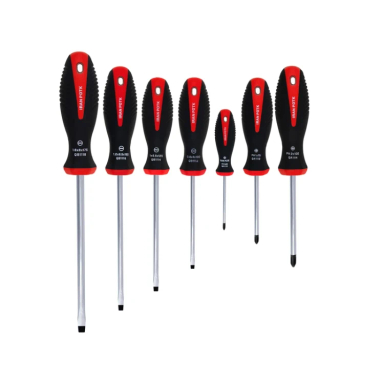 ست پیچ گوشتی دوسو و چهارسو ایران پتک مدل QE1010 مجموعه 7 عددی