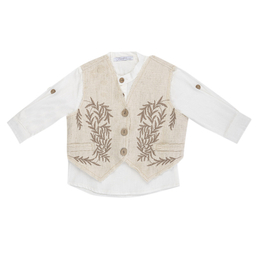 ست 3 تکه لباس پسرانه فیورلا مدل سنتی کد 25032-35032-45041