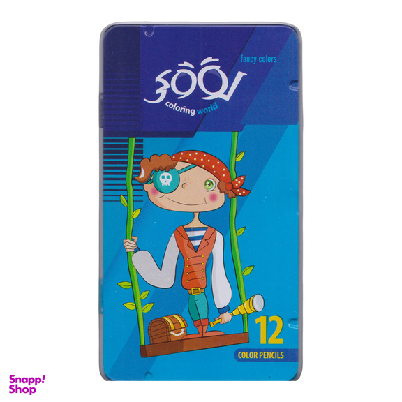 مداد رنگی 12 رنگ لوکی کد 3012
