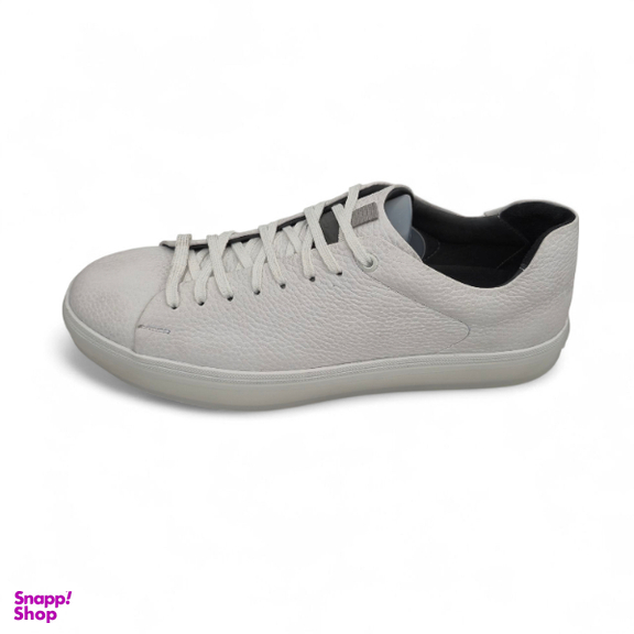 کفش طبی مردانه چرم ریباری مدل P2 رنگ سفید