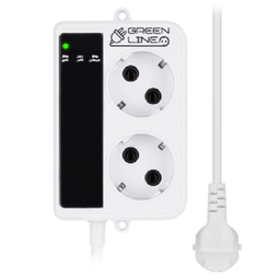 محافط ولتاژ یخچال و لباسشویی گرین لاین مدل GLP162-RW