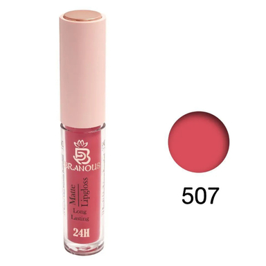 رژلب مایع مات برانوس مدل Long Lasting کد 507 حجم 5 میلی لیتر