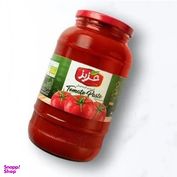 کنسرو رب گوجه فرنگی عزیز وزن 1250 گرم
