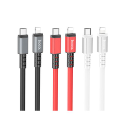 کابل تبدیل USB-C به لایتنینگ هوکو مدل X85 20W طول 1 متر