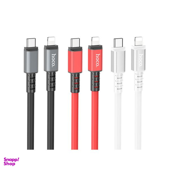 کابل تبدیل USB-C به لایتنینگ هوکو مدل X85 20W طول 1 متر