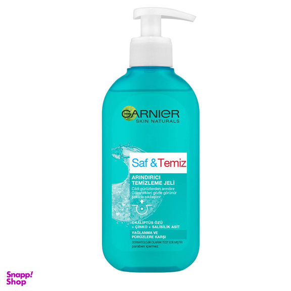 ژل پاک کننده گارنیه مدل Saf Temiz Arindirici حجم 200 میلی لیتر