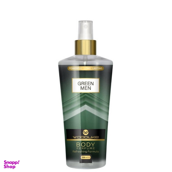 بادی اسپلش وود لایک مدل گرین من حجم 250 میلی لیتر