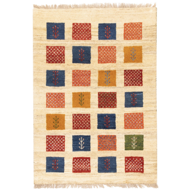 گبه دستباف سی پرشیا کد 122502 سایز 1.43x1 متر