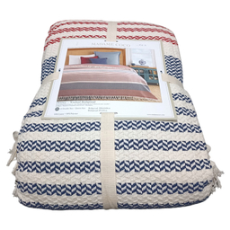 روتختی مادام کوکو مدل Denney Kirmizi Lacivert دو نفره سایز 240×220 سانتی متر