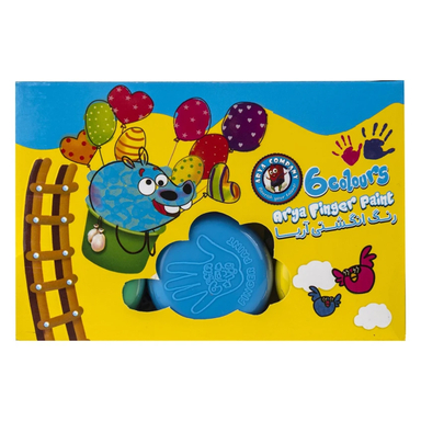 رنگ انگشتی 6 رنگ آریا مدل 77003