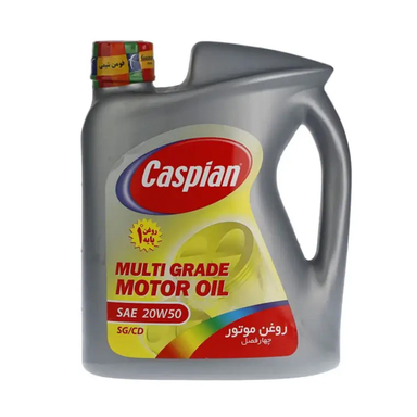 روغن موتور کاسپین مدل Multi Grade 20W-50 SG حجم 4 لیتر