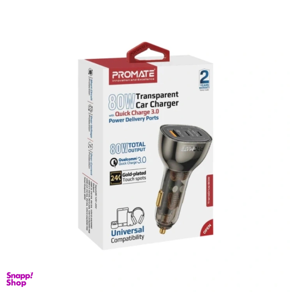 شارژر فندکی پرومیت مدل TRANSDRIVE-80W