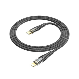 کابل تبدیل USB-C به لایتنینگ هوکو مدل U121 27W طول 1.2 متر