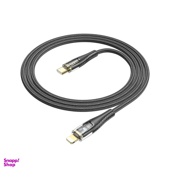 کابل تبدیل USB-C به لایتنینگ هوکو مدل U121 27W طول 1.2 متر