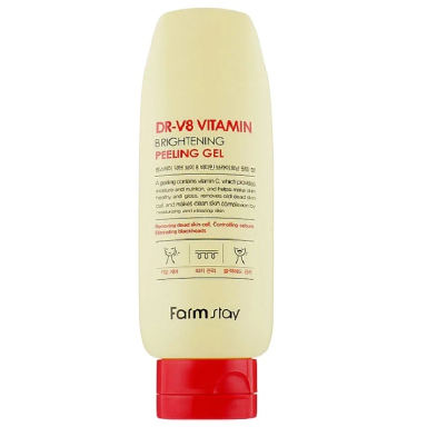 ژل لایه بردار پوست فارم استی مدل Dr.V8 Vitamin حجم 150 میلی لیتر