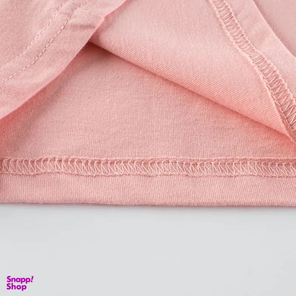 تی شرت آستین کوتاه دخترانه هومنیتی مدل WYKGTSHT9606-PNK