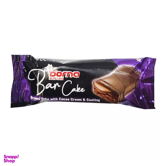 کیک براونی مغزدار درنا مدل بارکیک وزن 60 گرم