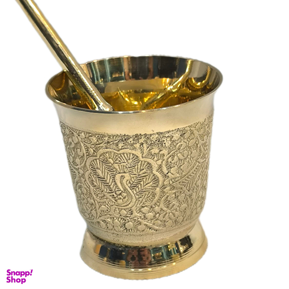 زعفران ساب برنجی طرح طاووس کد 1116