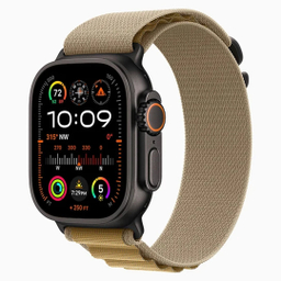 ساعت هوشمند اپل مدل Ultra 2 Black Titanium Case Alpine Loop 49mm