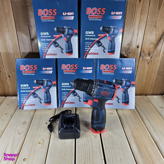 دریل پیچ گوشتی شارژی باس مدل BRUSHLESS