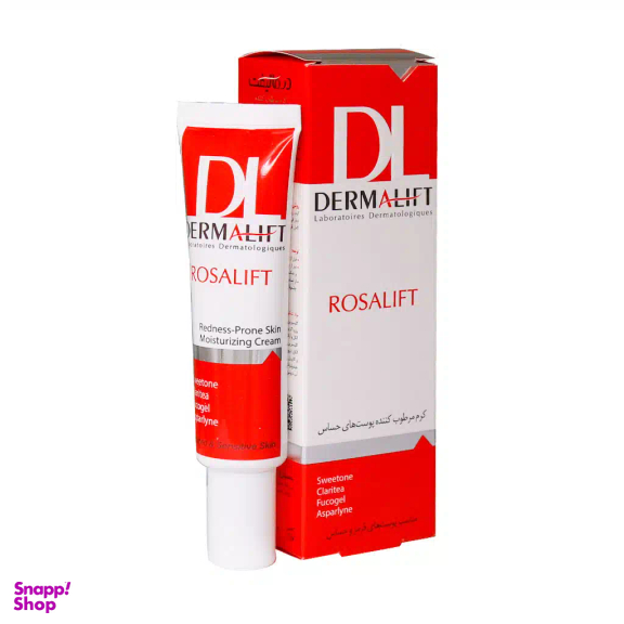 کرم ضد قرمزی پوست درمالیفت مدل Rosalift حجم 30 میلی‌ لیتر