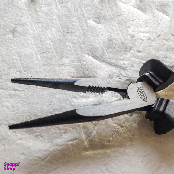 انبر دم باریک و سیم چین نیدر مدل AJ-NDR-08 سایز 8 اینچ