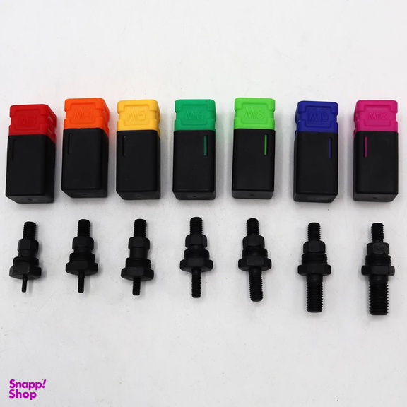انبر مهره پرچ کن سامکو مدل تمام اتوماتیک کد YP-08 مجموعه 8 عددی