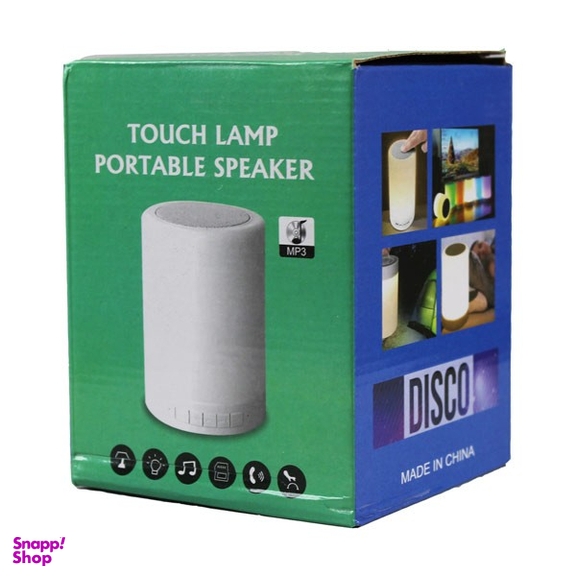 اسپیکر بلوتوثی و چراغ خواب لمسی قابل حمل کد SH-1079