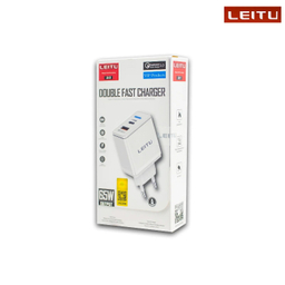 شارژر دیواری 65 وات لیتو مدل LH-21 به همراه کابل تبدیل MicroUSB