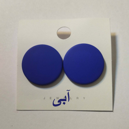 گوشواره زنانه مدل پلاس طرح گرد کد 001