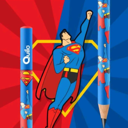 مداد کوییلو مدل ابر قهرمانها بسته 4 عددی