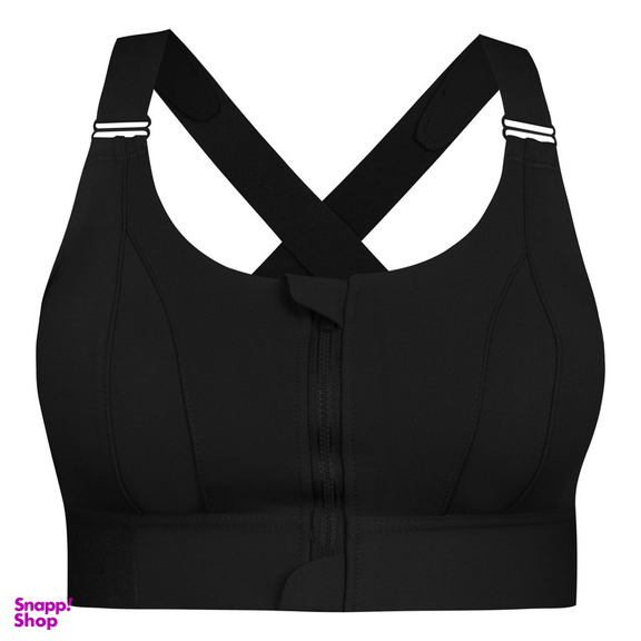 نیم تنه ورزشی زنانه مدل بند چسبی کد 5018 رنگ مشکی