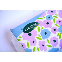 دستمال کاغذی 250 برگ فول تایم مدل گل دار بسته 8 عددی