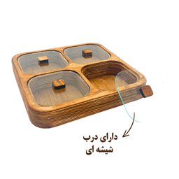 اردو خوری مدل چوبی درب  دار کد OD184