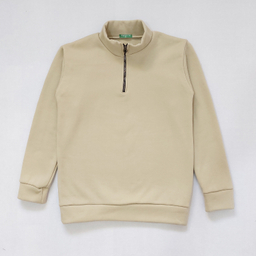 دورس نیم زیپ مردانه کد 736 رنگ کرم
