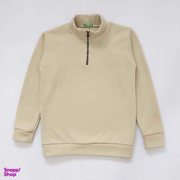 دورس نیم زیپ مردانه کد 736 رنگ کرم