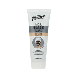 ماسک صورت رینو زیت مدل Black Deep حجم 75 میلی لیتر