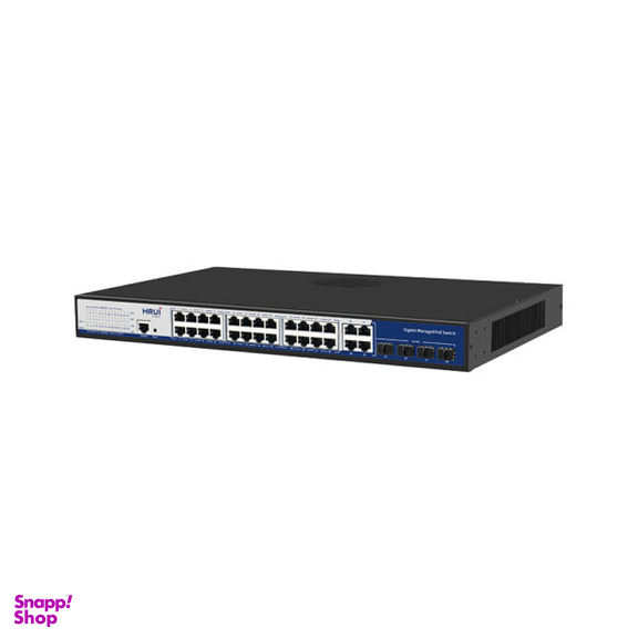 سوئیچ 24 پورت اچ آر یو آی مدل HR-AFGM-2444S-400