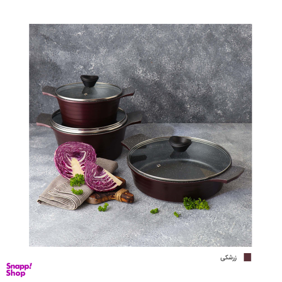 سرویس پخت و پز 6 پارچه دسینی مدل رجینا