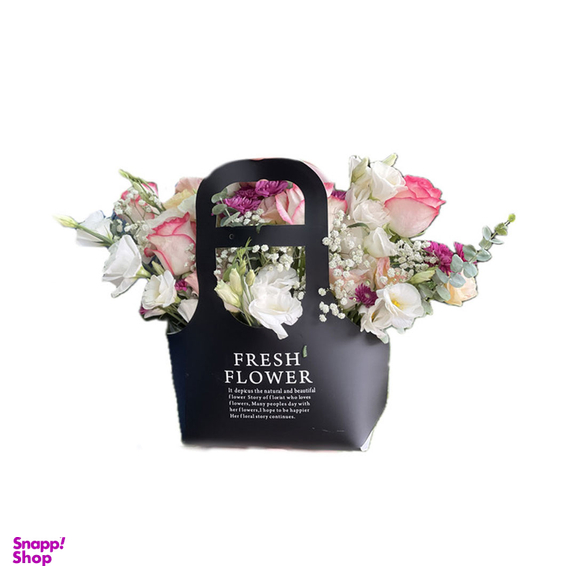 باکس گل مدل بهاره رنگ مشکی